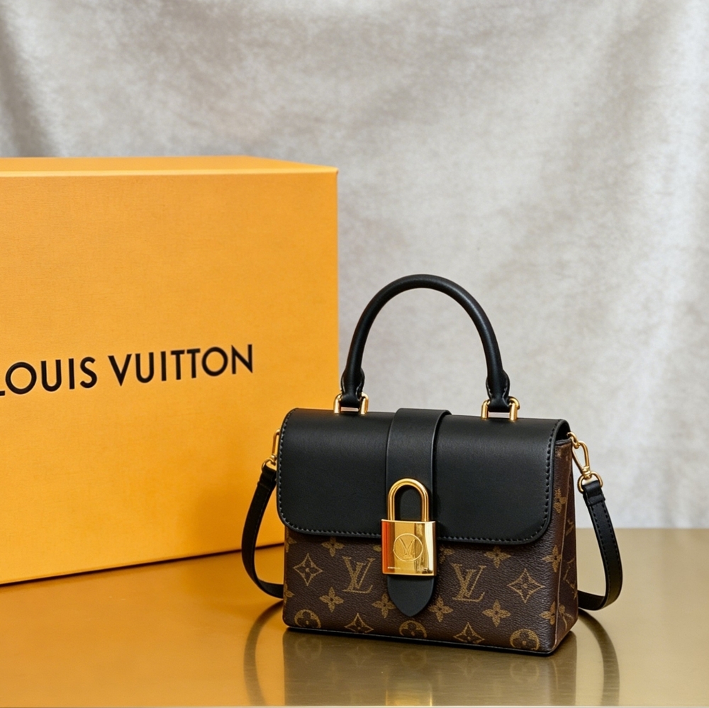 Louis Vuitton Locky BB Monogram Black Leather